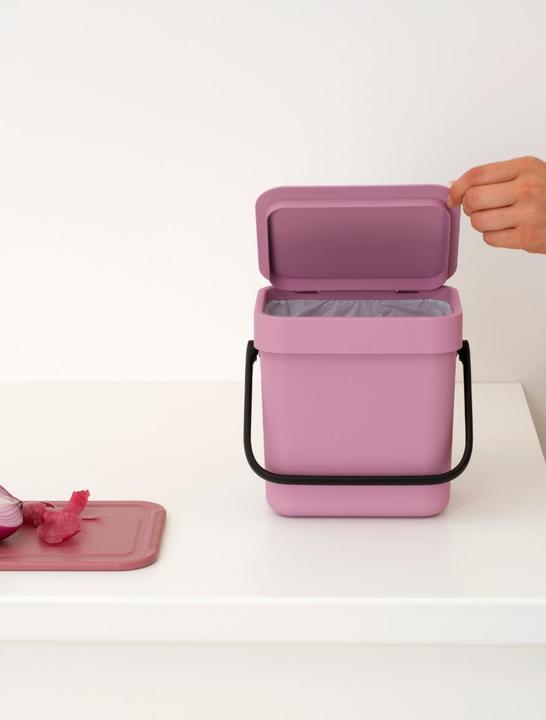 Produktbild Brabantia Komposteimer Sort & Go 3 l, Rosa (3 l)