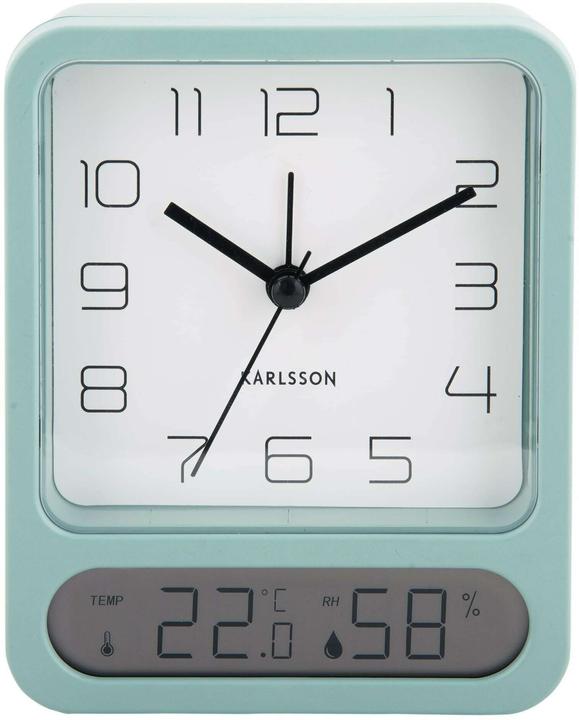 Actual product image Karlsson Digital alarm clock Duo Grayed jade
