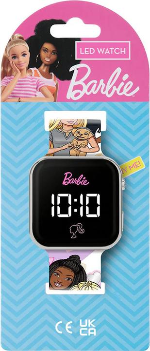 Immagine prodotto Disney Orologio per bambini Accutime Barbie con cinturino stampato a LED (Orologio digitale)