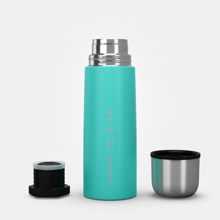 Actual product image Quechua Vacuum flask 0.4 l with drinking cup for hiking (0.40 l)