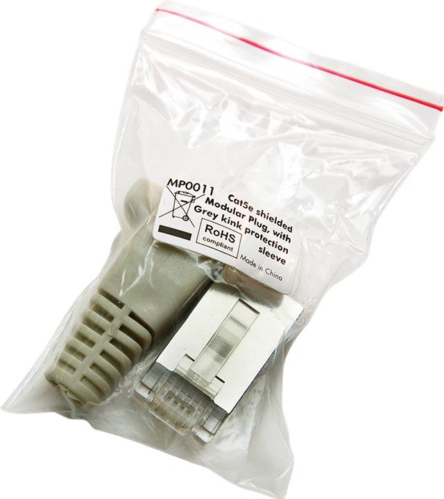 Produktbild LogiLink RJ45 Steckverbinder 5e, geschirmt (FTP, CAT5e)