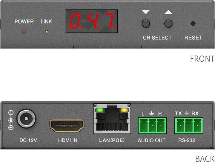 Produktbild Purelink Puretools HDMI IP Receiver, H.264/265 IP (RJ45 (1x))