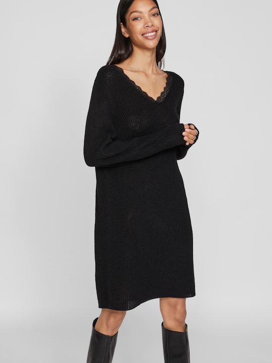 Produktbild Vila V-Ausschnitt Strickkleid (S)