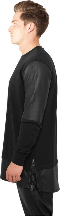 Immagine prodotto Urban Classics Girocollo lungo con zip in pelle sintetica (M)