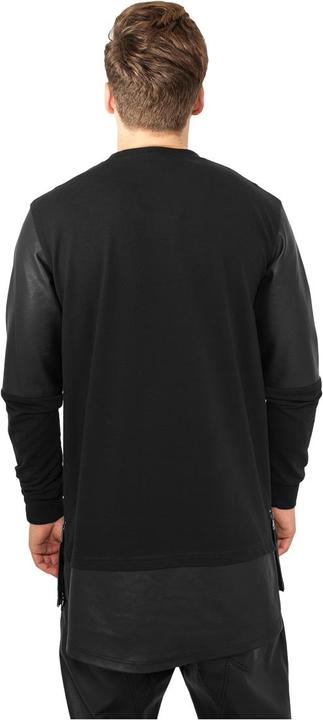 Immagine prodotto Urban Classics Girocollo lungo con zip in pelle sintetica (M)