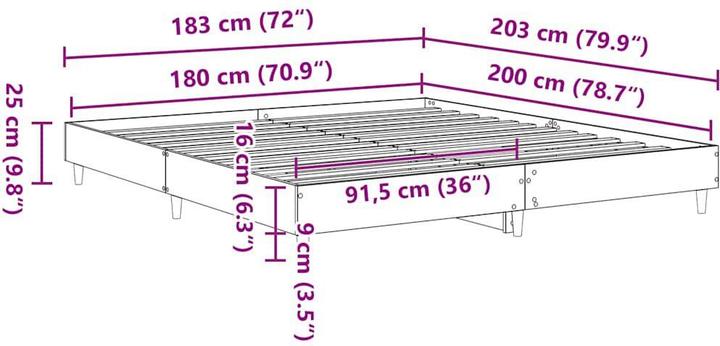 Image du produit vidaXL Bettgestell