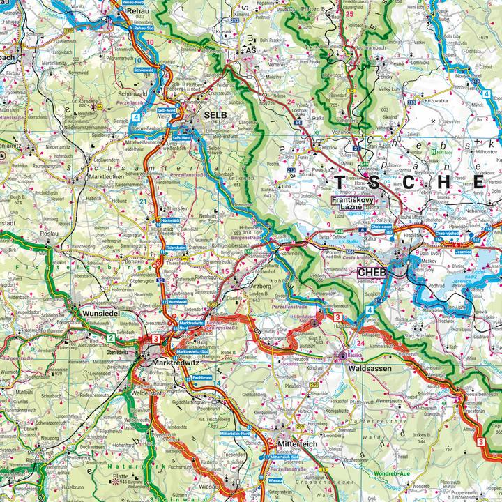 Produktbild Fichtelgebirge - Frankenwald,Motorradk