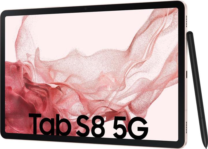 Produktbild Samsung Galaxy Tab S8 (5G, 11", 128 GB, Pink Gold)