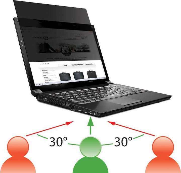 Produktbild Mobilis SCREEN PROTECTOR PRIVACY 13.3" W 16:9 DIM 294X165MM (11.57", 16 : 9)