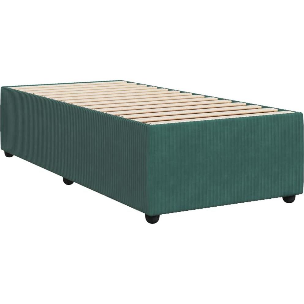 Thumbnail - VidaXL, Bett, Bo x springbett mit Matratze 100 x 200 cm Samt (100 x 200 cm)