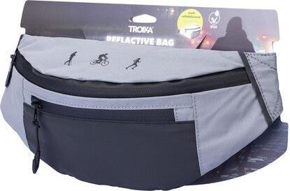 Produktbild Troika REFLECTIVE BAG Gürteltasche reflektierend, grau/schwarz