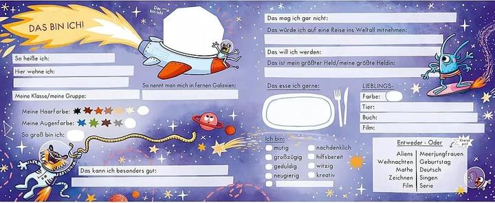 Produktbild Weltraumstarke Freunde Das Freundebuch (Deutsch, 2024)