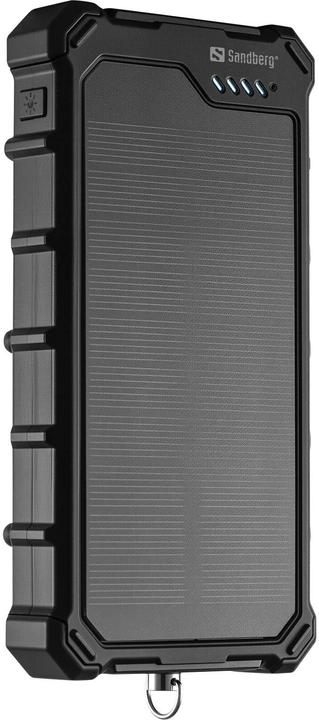 Produktbild Sandberg Solar Powerbank CampLED 10000 (10000 mAh, 22.50 W, 37 Wh)
