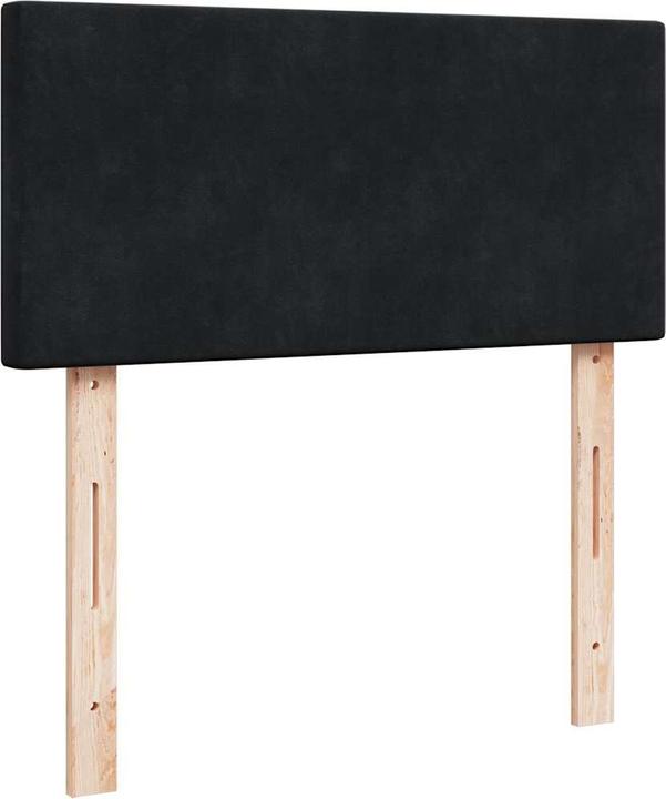 Produktbild vidaXL Bo x springbett mit Matratze 200 x 200 cm Samt (200 x 200 cm)