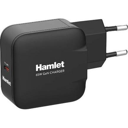 Hamlet XPDG-65W Alimentatore da parete USB-C Power Delivery 65 Watt - Tecnologia GaN (XPDG-65W) (65 W), Caricatore USB