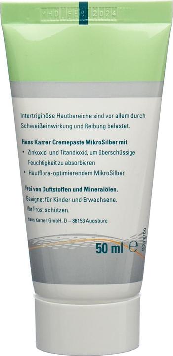 Produktbild Hans Karrer Cremepast MikroSilbe Tb 50ml (Körpermilch, 50 ml)