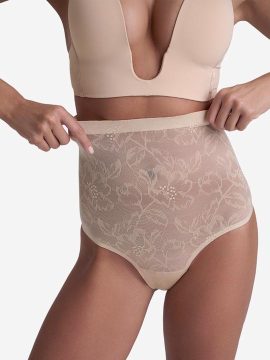Actual product image Bye Bra Shapingslip Lacy High Waist Shaping Thong (XL, Single pack)