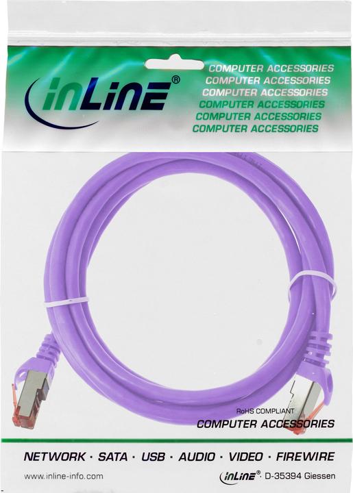 Produktbild InLine Netzwerkkabel (S/FTP, CAT6, 1 m)