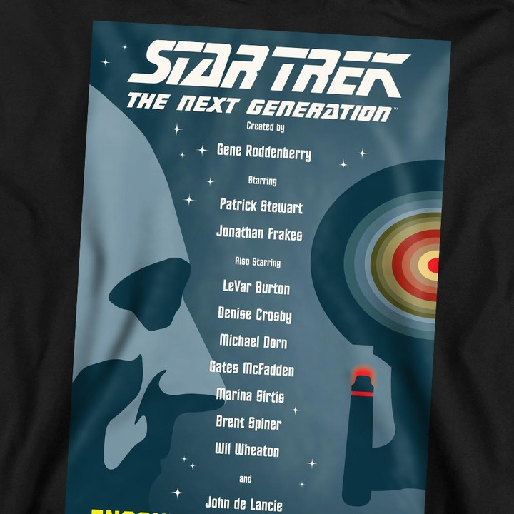 Actual product image Unisex Adult The Next Generation Season 1 Episode 1 Sweatshirt (M)