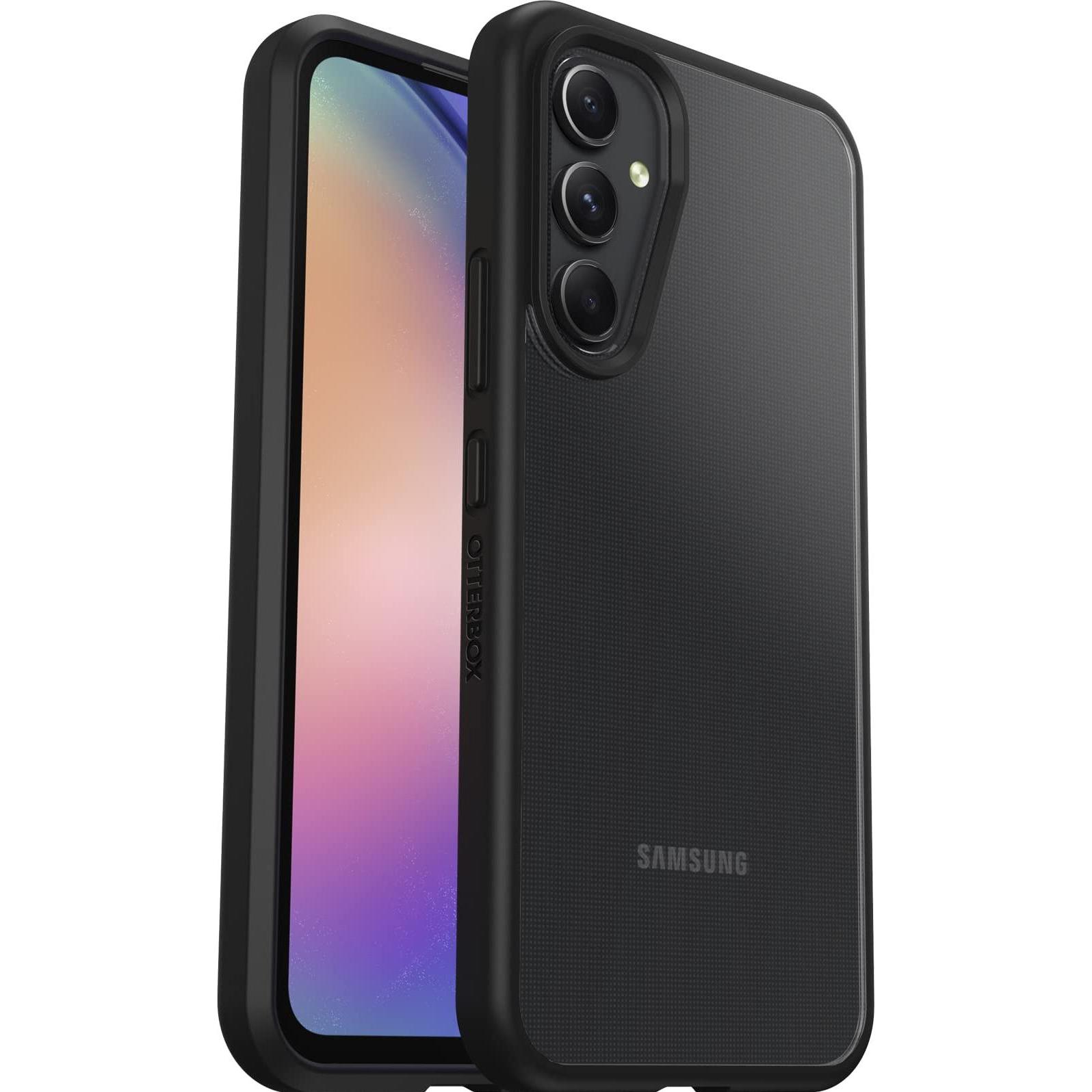 OtterBox React (Samsung Galaxy A54 5G), Smartphone Hülle, Schwarz, Transparent