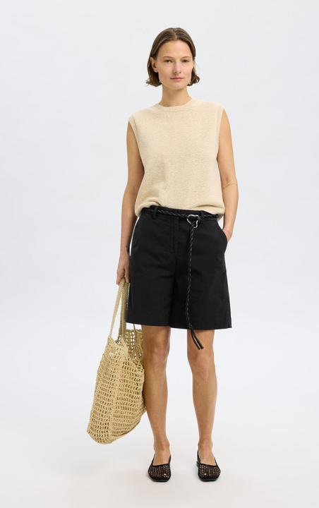 Actual product image zz_ArchivedByPCD_Selected Femme_zu_Selected Wide Fit Højtaljede shorts (36)