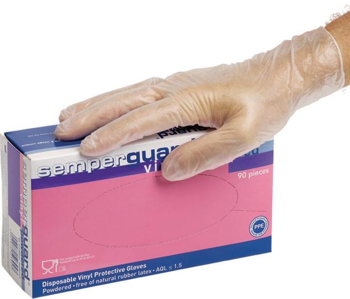 Produktbild Semperguard Einweg-Vinyl-Handschuh (S)