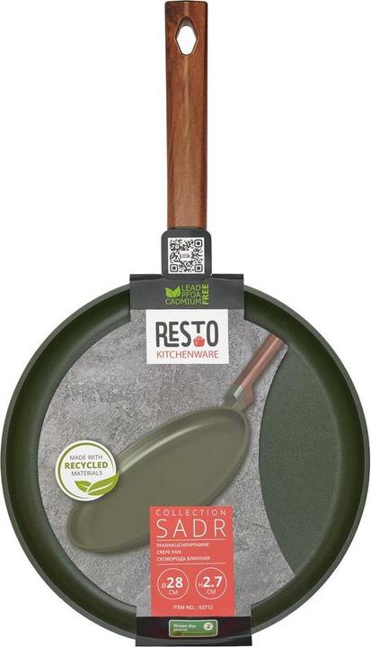 Actual product image Resto For kitchen CREPE PAN D28 H2.7CM/93712 (Crêpe pan, Frying pan, 28 x 2.70 cm)