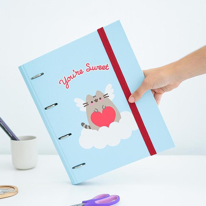 Productafbeelding Pusheen - Map uit de Purrfect Love collectie (4 ringen) (A4, 1 Stuk)