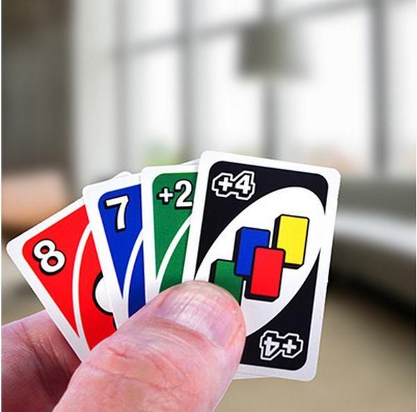 Actual product image Super Impulse Worlds Smallest Uno (German, French, Italian, English)