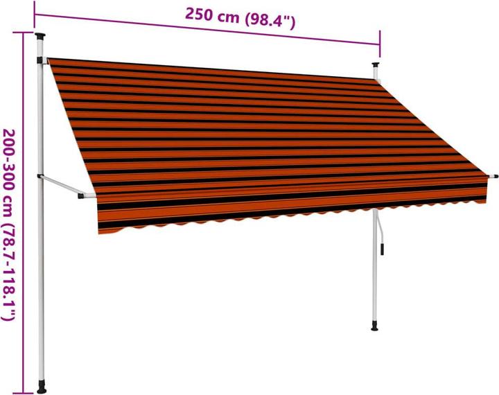 Produktbild vidaXL Markise (2.50 m)