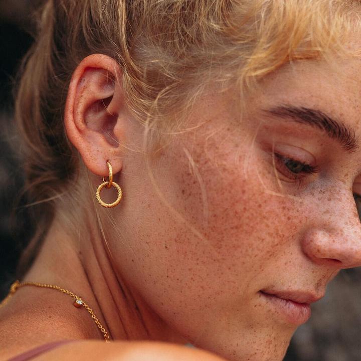 Immagine prodotto Purelei Boucles d'oreilles Kii Elua oro (Acciaio inossidabile placcato oro 18 carati)