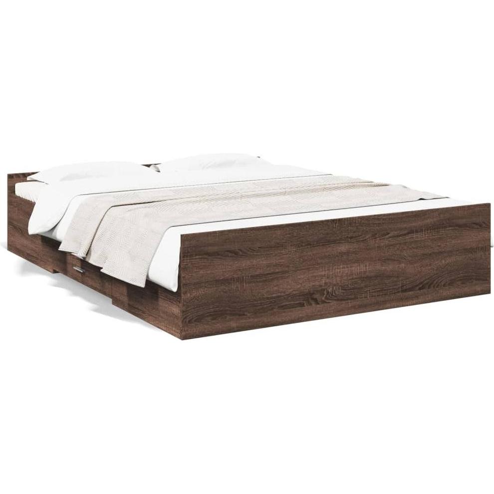 VidaXL, Bett, Bettgestell mit Schubladen (150 x 200 cm)