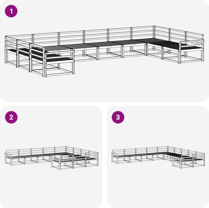Produktbild vidaXL Outdoor-Sofa