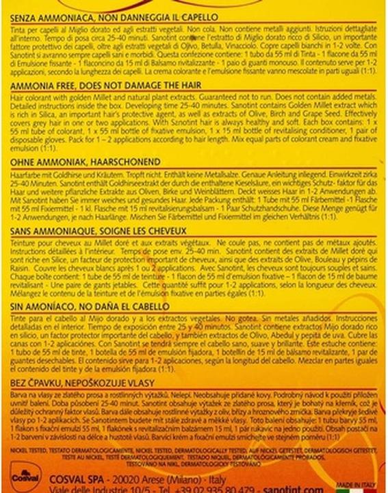 Immagine prodotto Sanotint Colore dei capelli 10 biondo chiaro (Biondo chiaro)