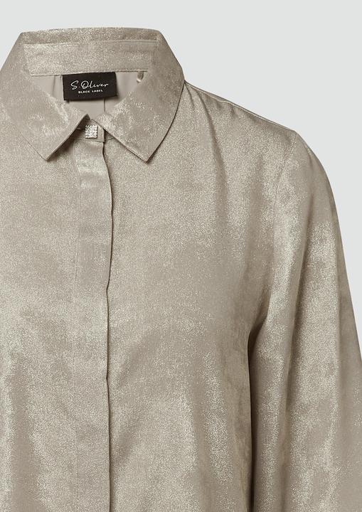 Immagine prodotto s.Oliver Bluse Langarm-Bluse mit verdeckter Knopfleiste und Hemdkragen (46)