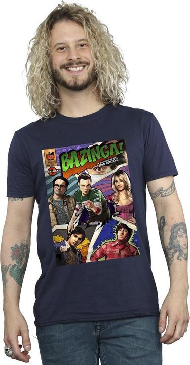 Immagine prodotto Dam Maglietta Bazinga Cover Uomo (L)