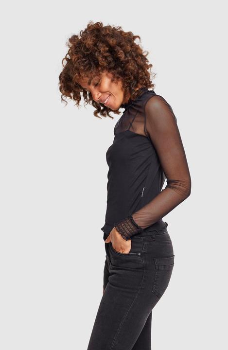 Image du produit Urban Classics Ladies Double Layer Mesh L/S (S)