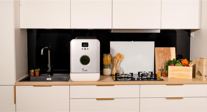 Actual product image Daan Tech Bob white/silver dishwasher