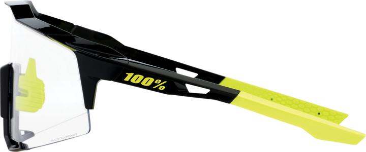 Actual product image 100% Speedcraft Tall (Gloss Black, Photochromic)
