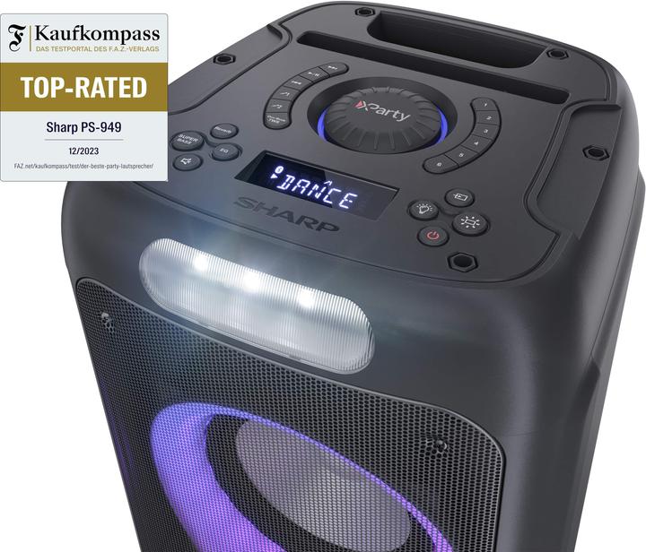 Actual product image Sharp PS-949 (12 h, Electrical connection, Rechargeable battery operated)