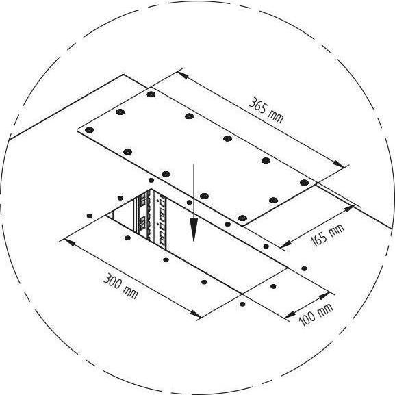 Produktbild Triton RAB-PB-X01-X1 - Kabeleinführung für RIE, RDE und RPE, schwarz
