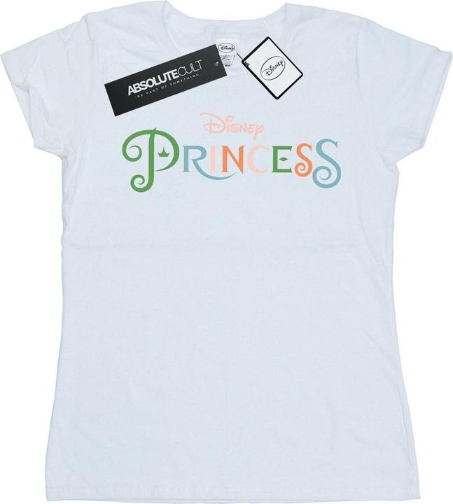 Actual product image Disney Princess Womens/Ladies Colour Logo Cotton T-Shirt (M)