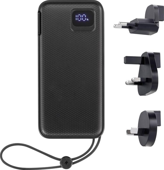Image du produit Voltcraft VC-PBP3164CB Powerbank 10000 mAh Li-Ion Schwarz (10000 mAh)