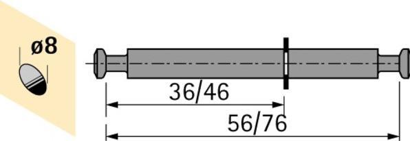 Immagine prodotto Hettich Du 880 (Ancoraggi a pressione, 1 pz.)