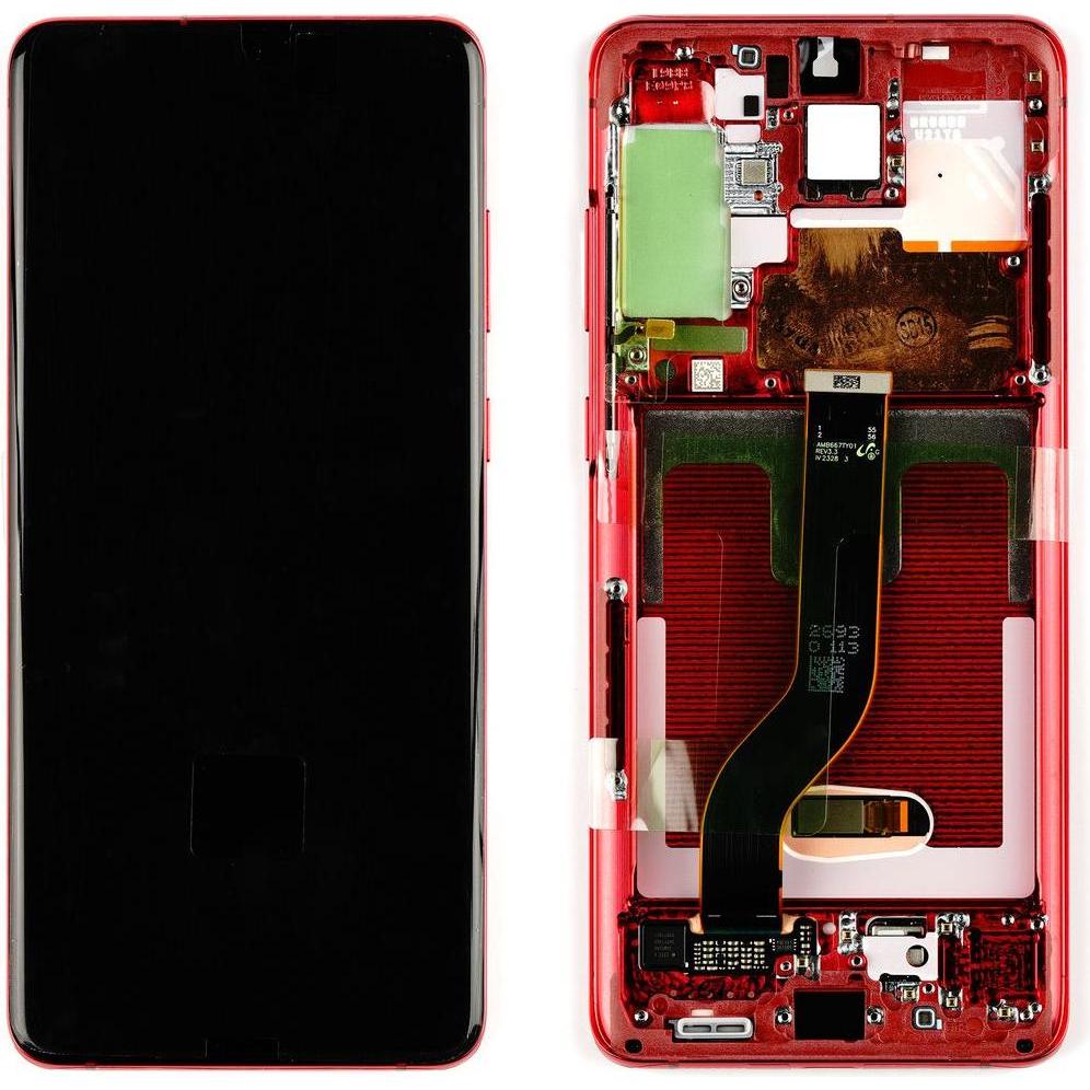 Samsung Galaxy S20 LCD Display Original - Aura Red (Display, Galaxy S20), Mobilgerät Ersatzteile