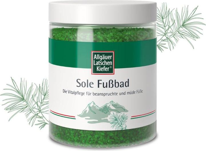 Allgäuer Latschenkiefer Sole Fussbad, 350 g Badezusatz (Fussbad)