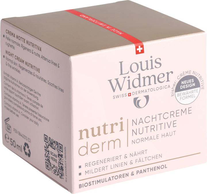 Actual product image Widmer Louis Nutriderm Nachtcreme Nutritive parfumiert 50 ml (50 ml, Night cream)