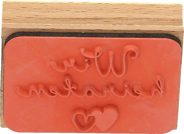 Actual product image Rico Design Stempel Wir heiraten