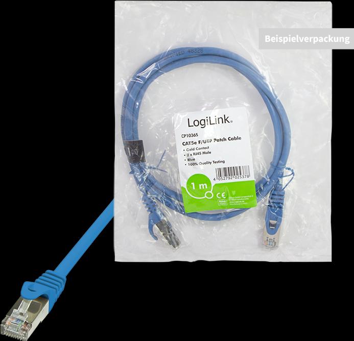 Actual product image LogiLink Network cable (F/UTP, CAT5e, 0.50 m)