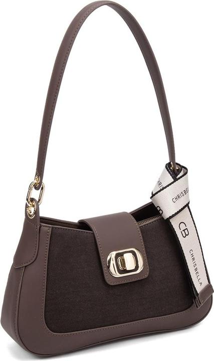 Immagine prodotto Chrisbella Damen Schultertasche - Modell Aurelia Lux - 100% Polyurethan - 29.0 X 8.0 X 17.0 Cm